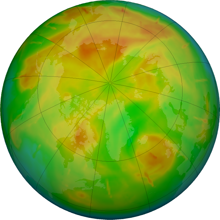 Arctic ozone map for 09 May 2011